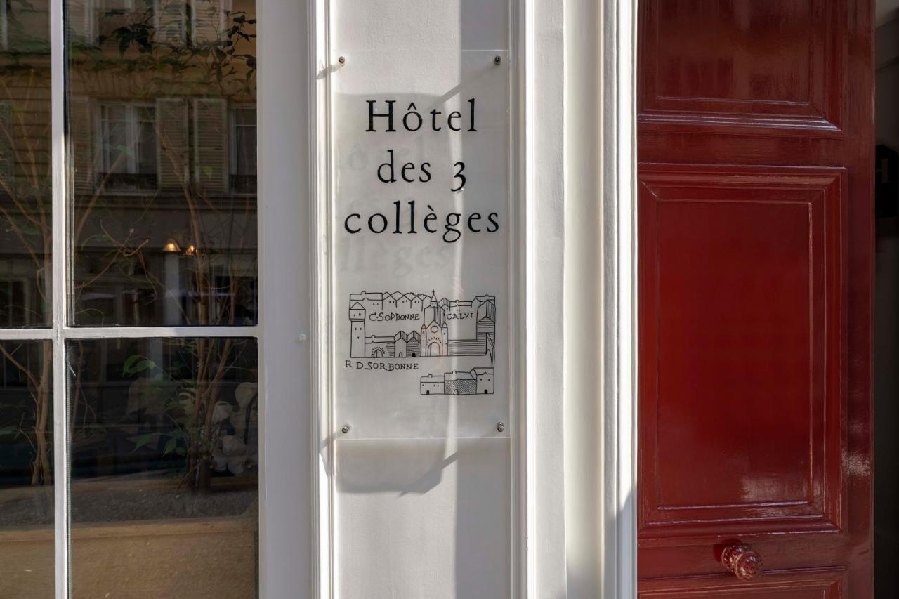 Hotel Des 3 Colleges París Exterior foto